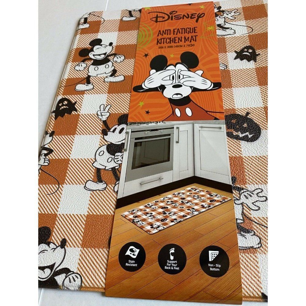 Disney Mickey Mouse Anti Fatigue Kitchen Mat Fall - Picture 2 of 9